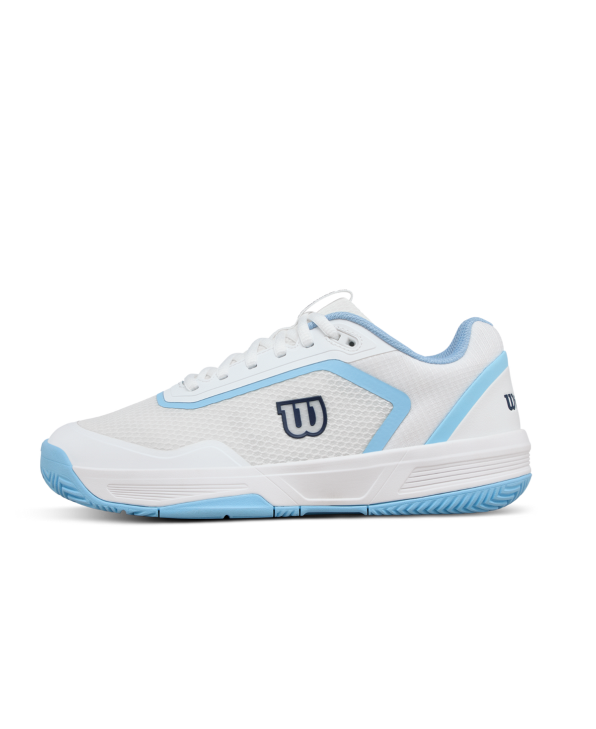 Wilson CourtGlide Women's Tennis Shoes - White/Airy Blue - Racquet Point