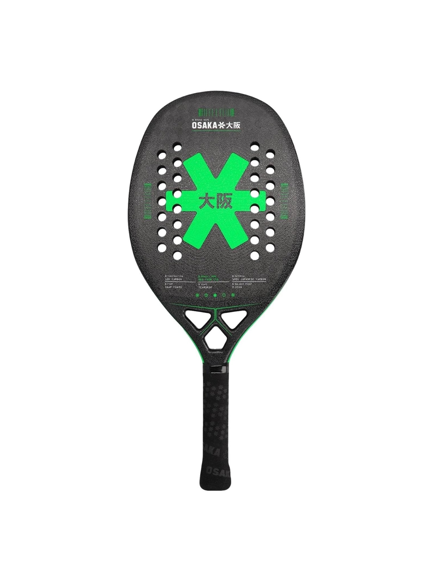 Osaka Beach Tennis Racket - Pro Tour LTD | Iconic Black