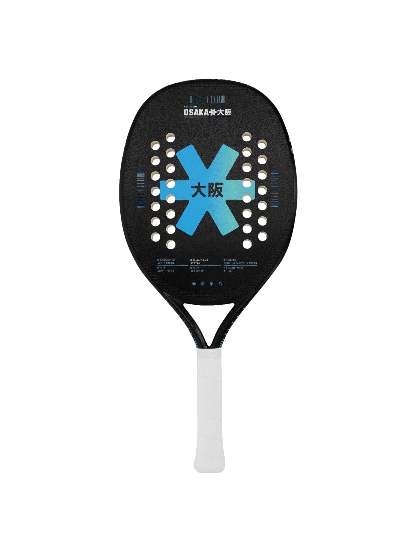 Osaka Beach Tennis Racket - Vision | Electric Blue - Racquet Point