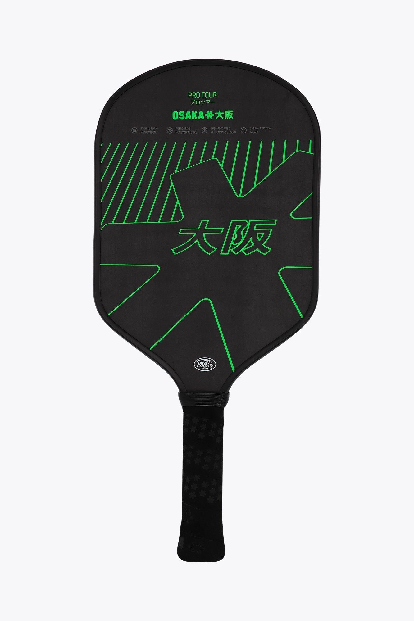 Osaka Pickleball Paddle Pro Tour - Iconic Black - Racquet Point
