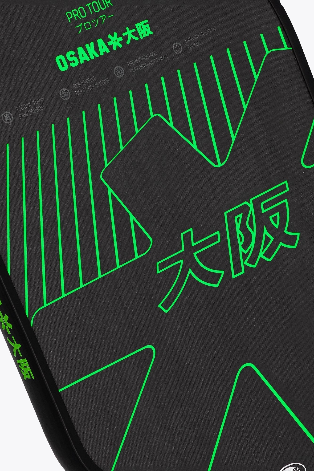 Osaka Pickleball Paddle Pro Tour - Iconic Black - Racquet Point