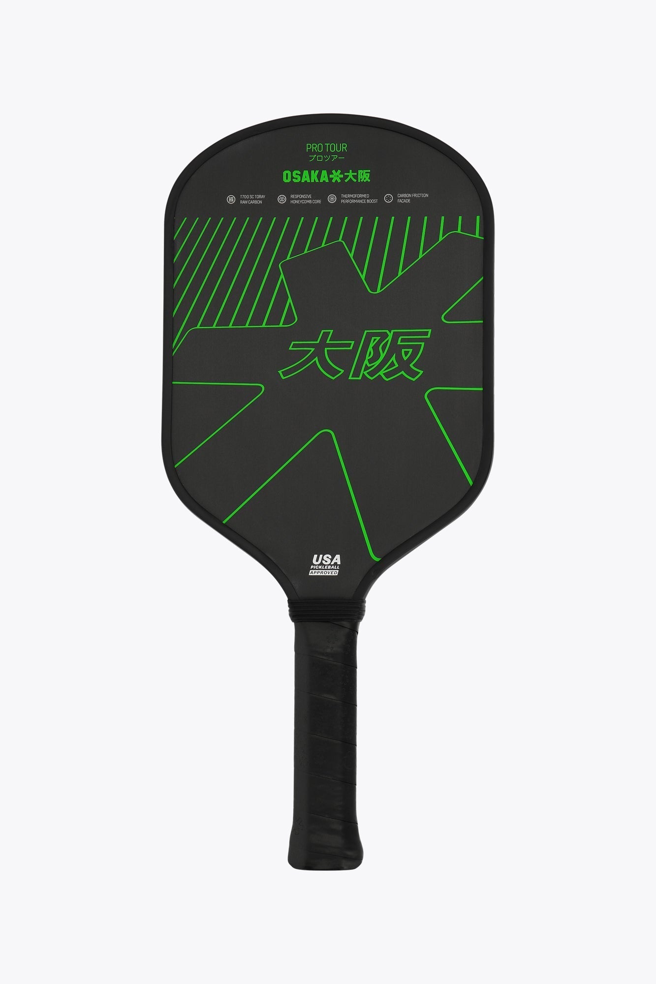 Osaka Pickleball Paddle Pro Tour - Iconic Black - Racquet Point