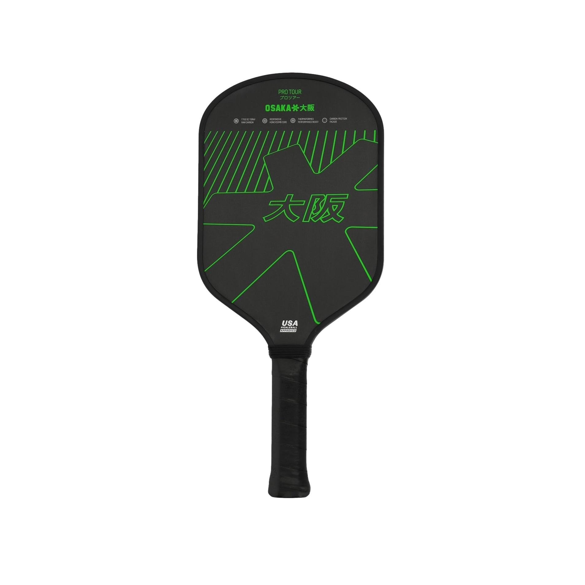Osaka Pickleball Paddle Pro Tour - Iconic Black - Racquet Point
