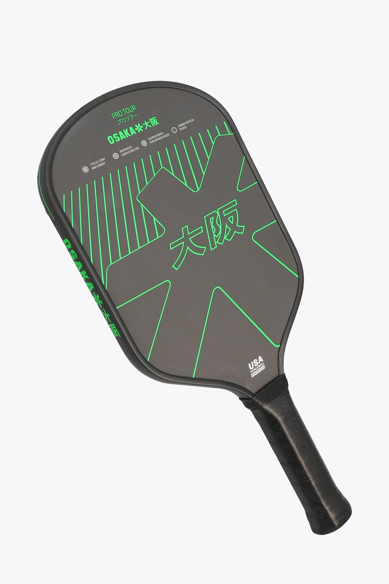 Osaka Pickleball Paddle Pro Tour - Iconic Black - Racquet Point