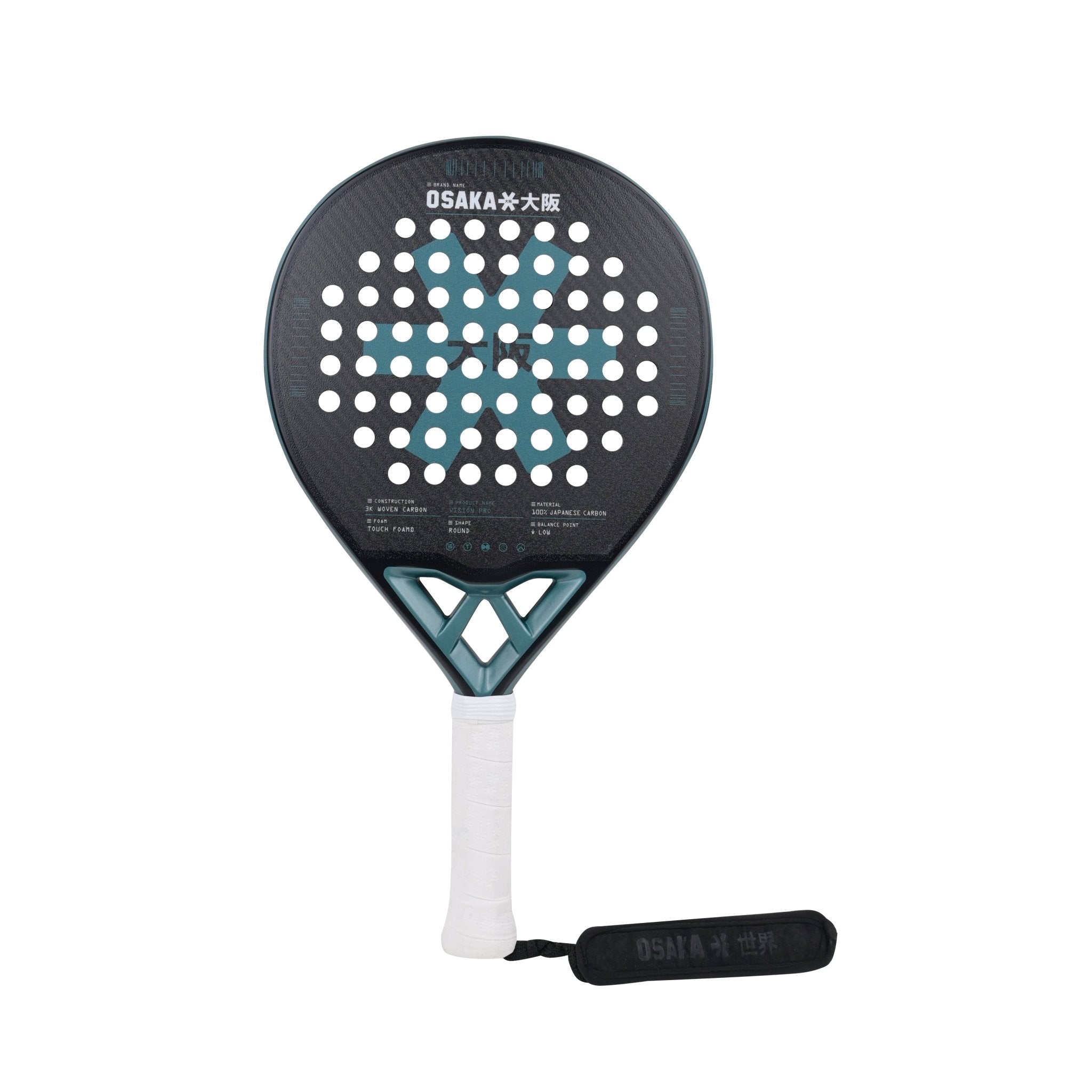Osaka Vision Pro Padel Racket - Control | Transformative Teal - Racquet Point