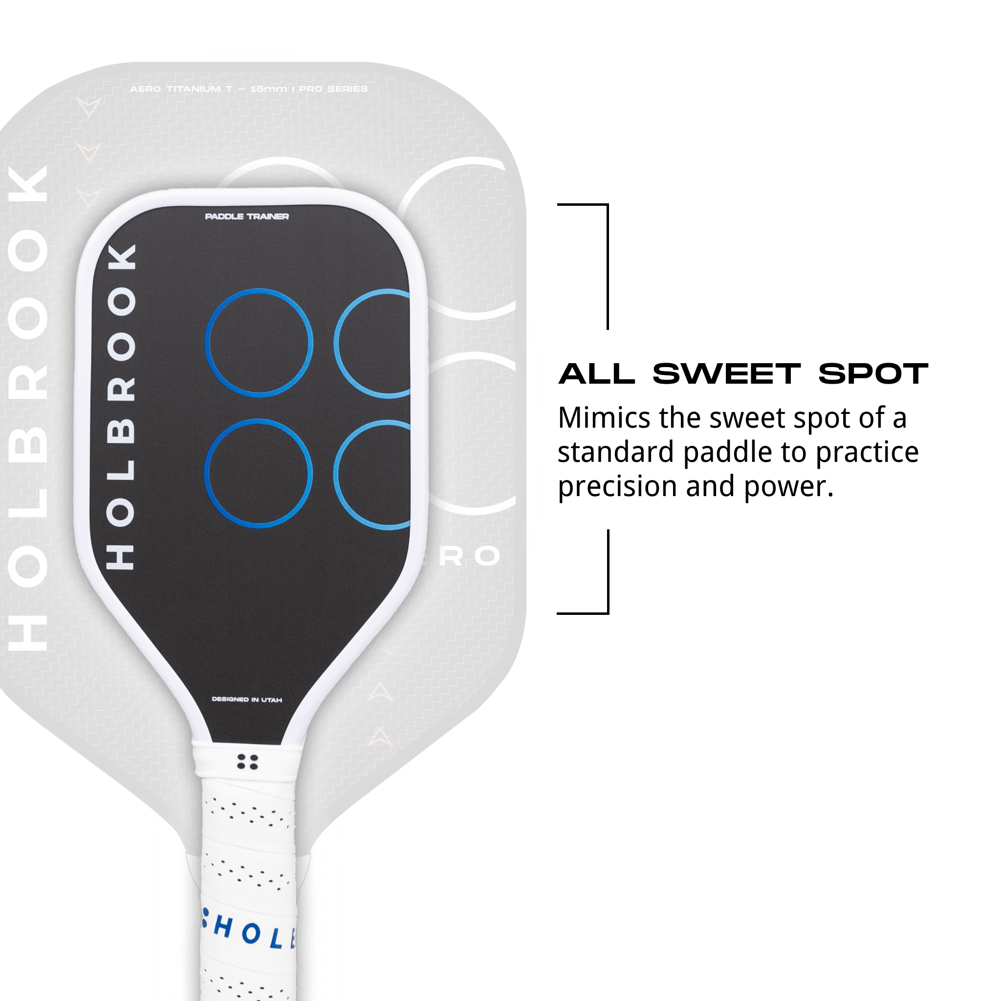 Holbrook Paddle Trainer compared to standard paddle