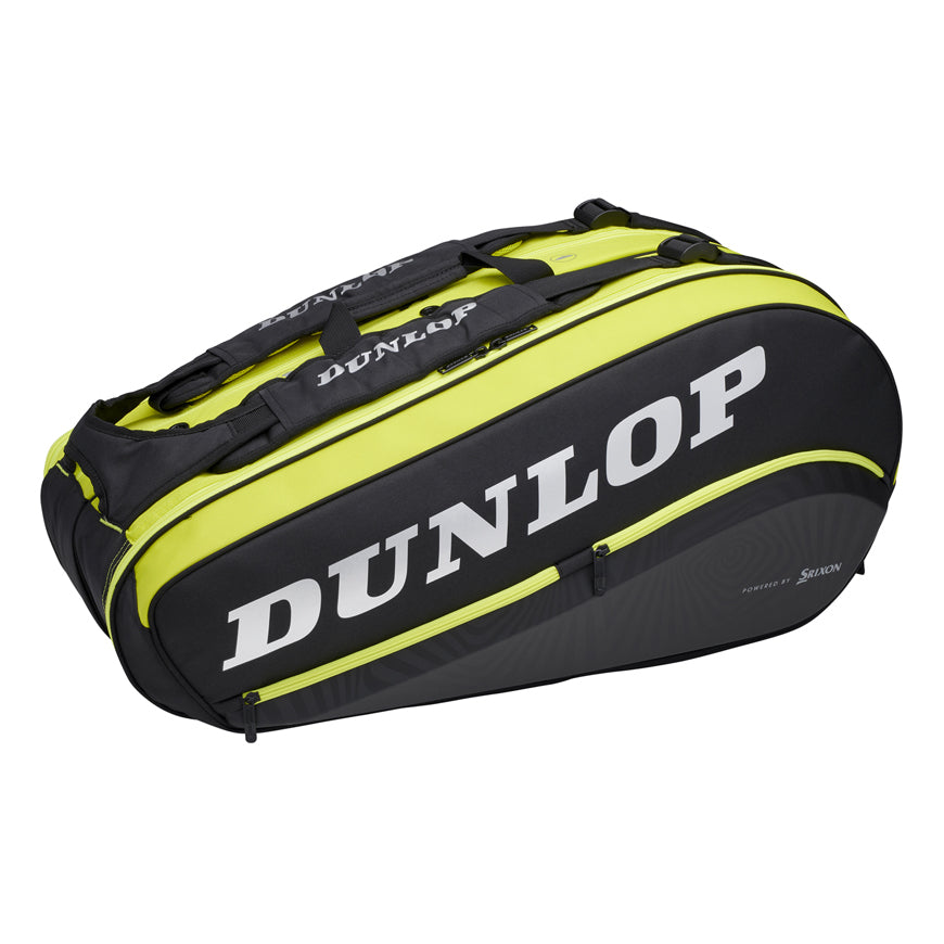 Dunlop SX Performance 8 Tennis Racket Thermo Bag - Black/Yellow