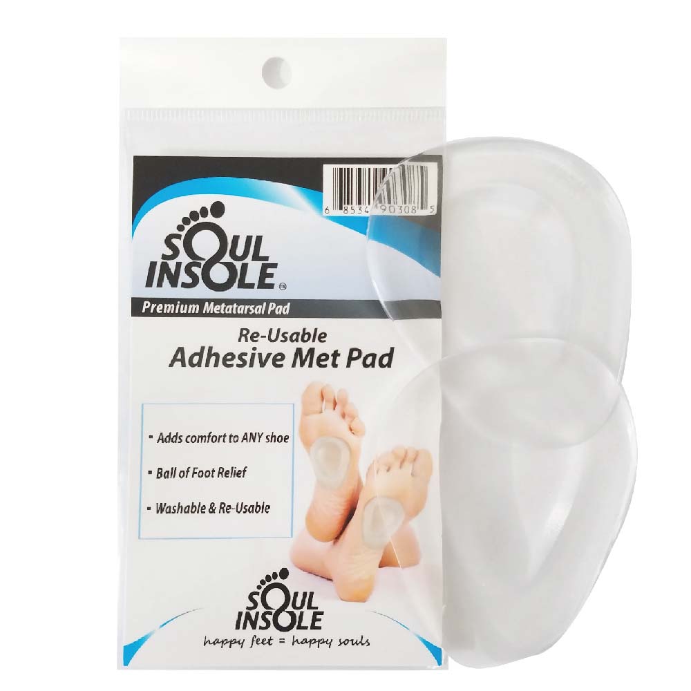 Soul Insole Metatarsal Pad (Re-Usable, Adhesive) - Racquet Point