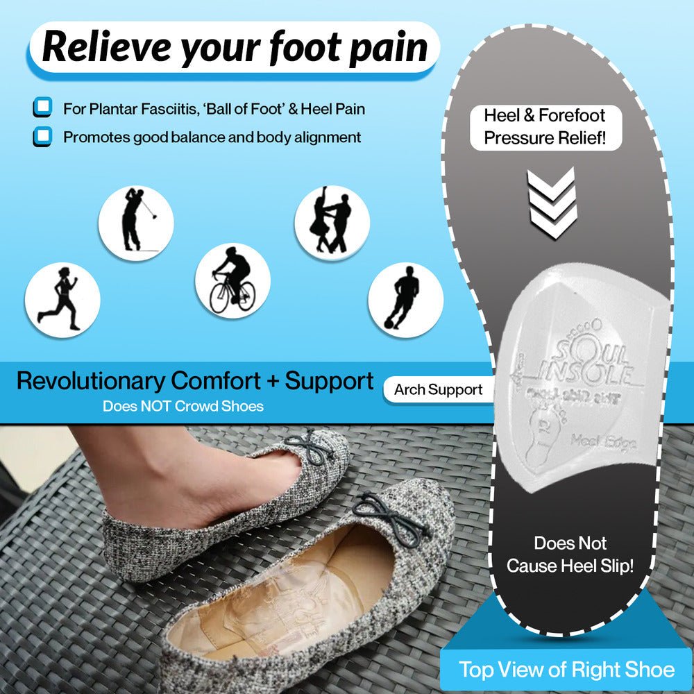 Soul Insole Shoe Bubble micro-size Max Support Orthotic - Racquet Point