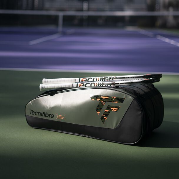 Tecnifibre Tour Endurance 12R Khaki Bag - Racquet Point