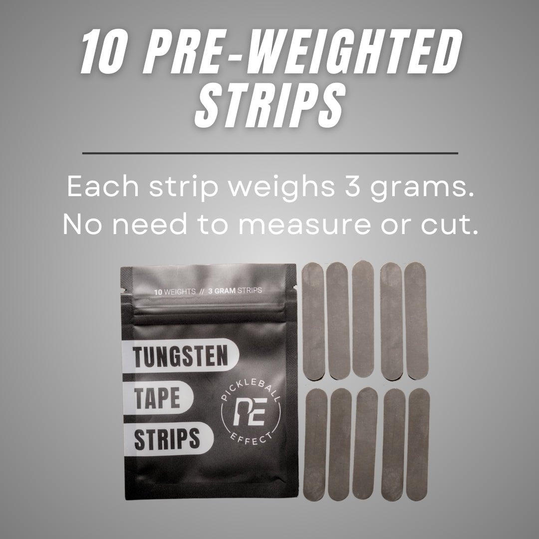 Tungsten Tape Strips - Racquet Point