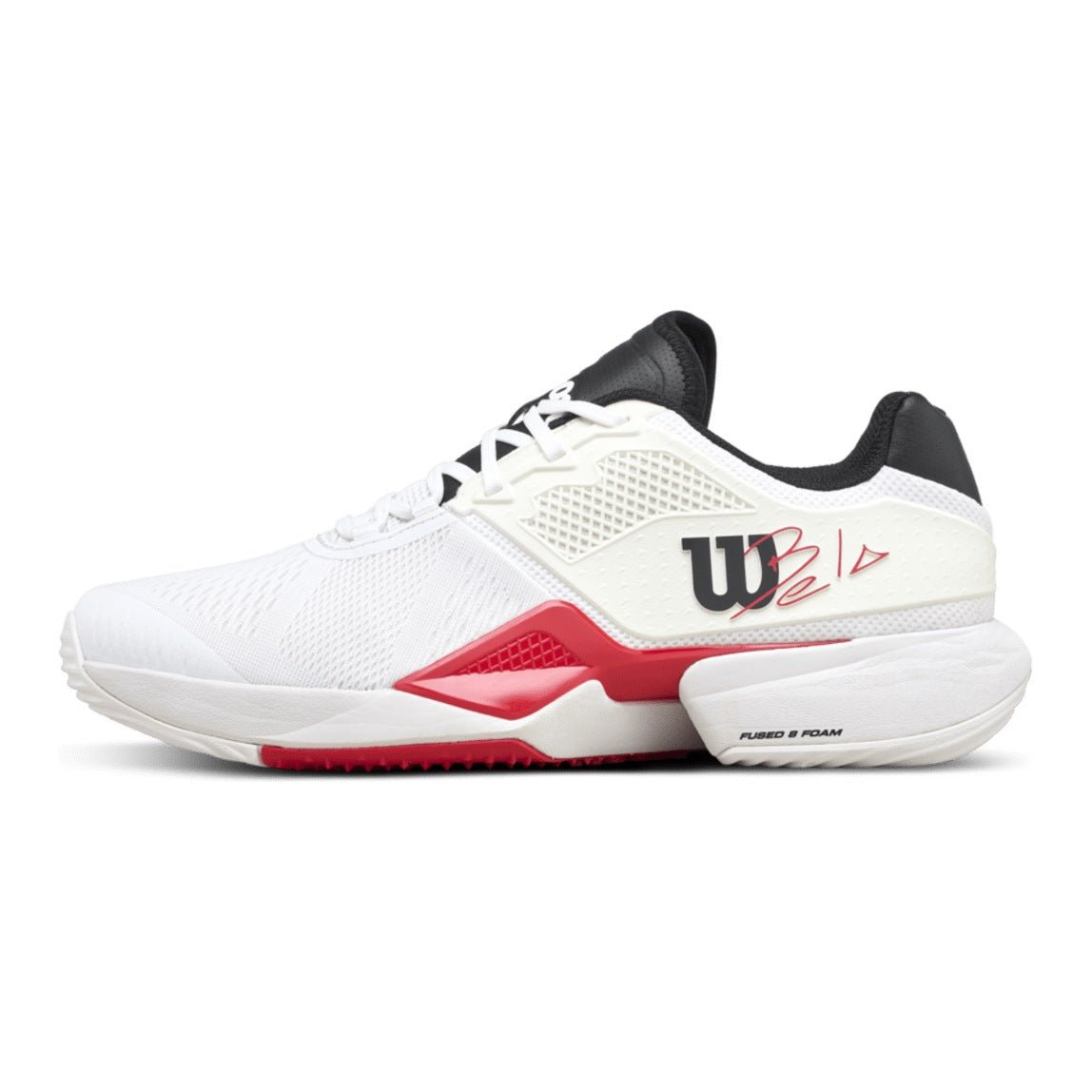 Wilson Bela Tour Men's Padel Shoes - White/Infrared - Racquet Point