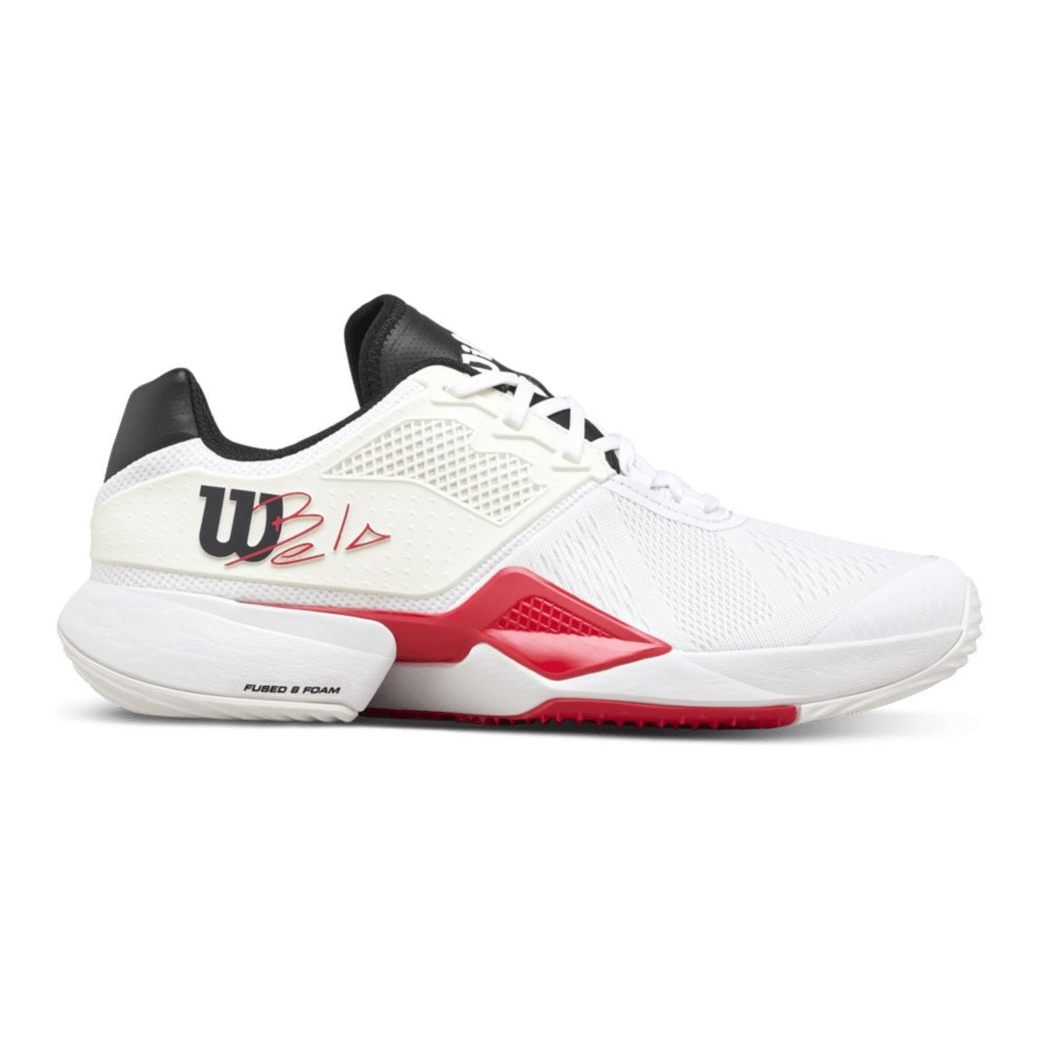 Wilson Bela Tour Men's Padel Shoes - White/Infrared - Racquet Point