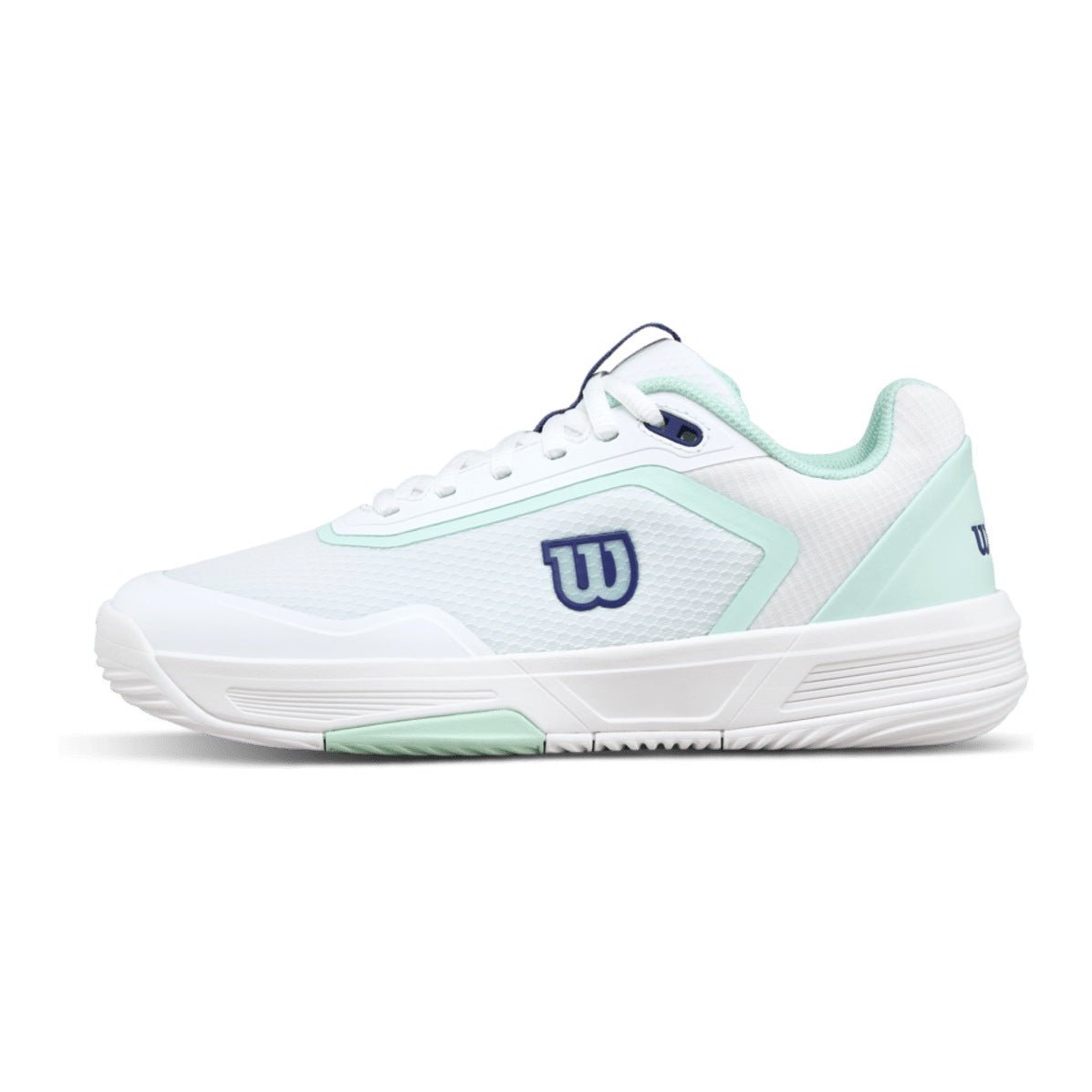 Wilson CourtGlide Padel Women's Padel Shoes - White/Bay - Racquet Point
