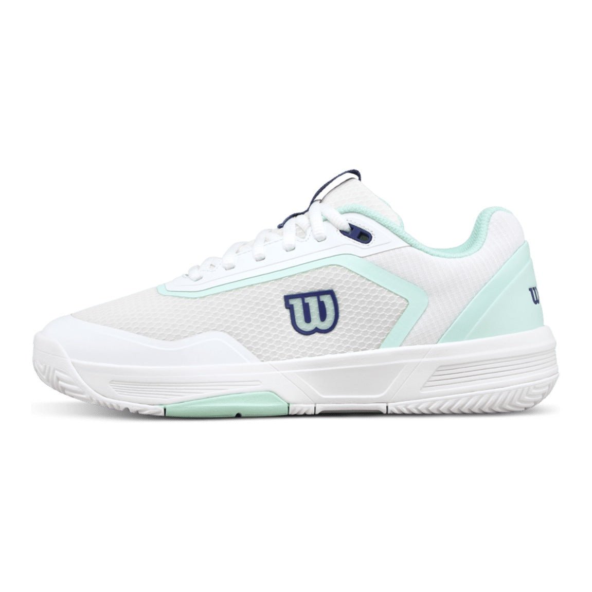 Wilson CourtGlide Women's Tennis Shoes - White/Bay - Racquet Point
