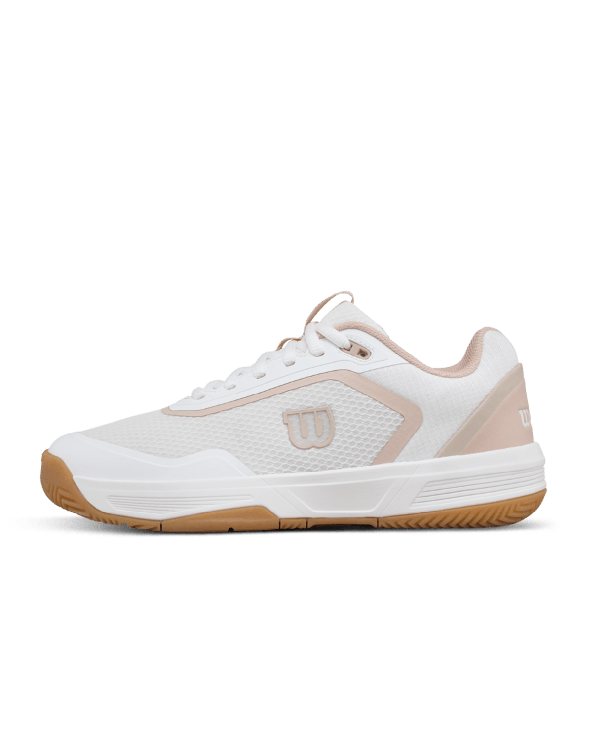 Wilson CourtGlide Women's Tennis Shoes - White/Cameo Rose - Racquet Point