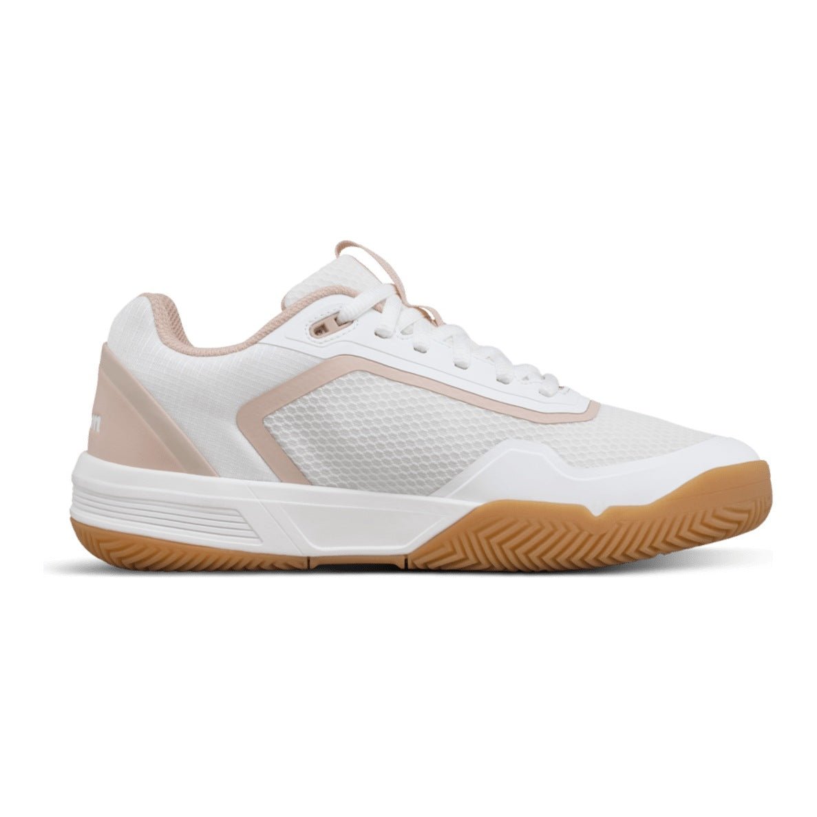 Wilson CourtGlide Women's Tennis Shoes - White/Cameo Rose - Racquet Point