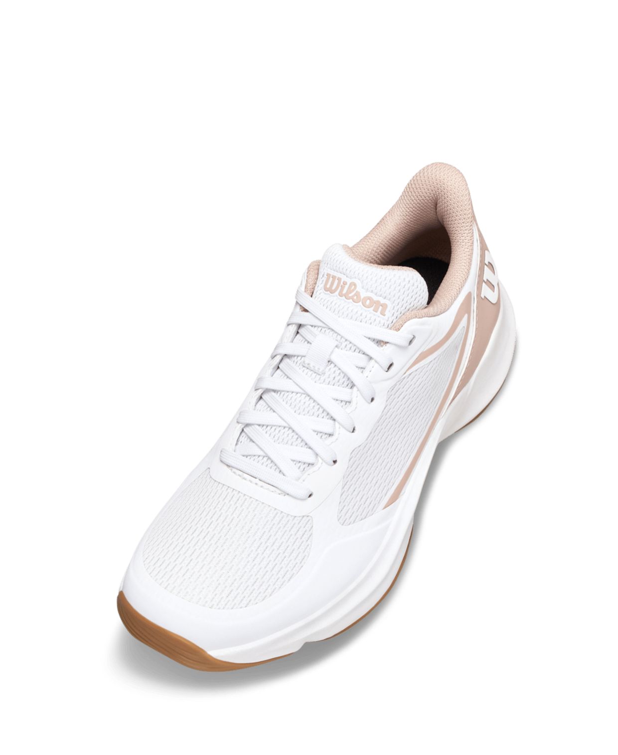 Wilson Hurakn Lite Women's Padel Shoes - White/Cameo Rose - Racquet Point
