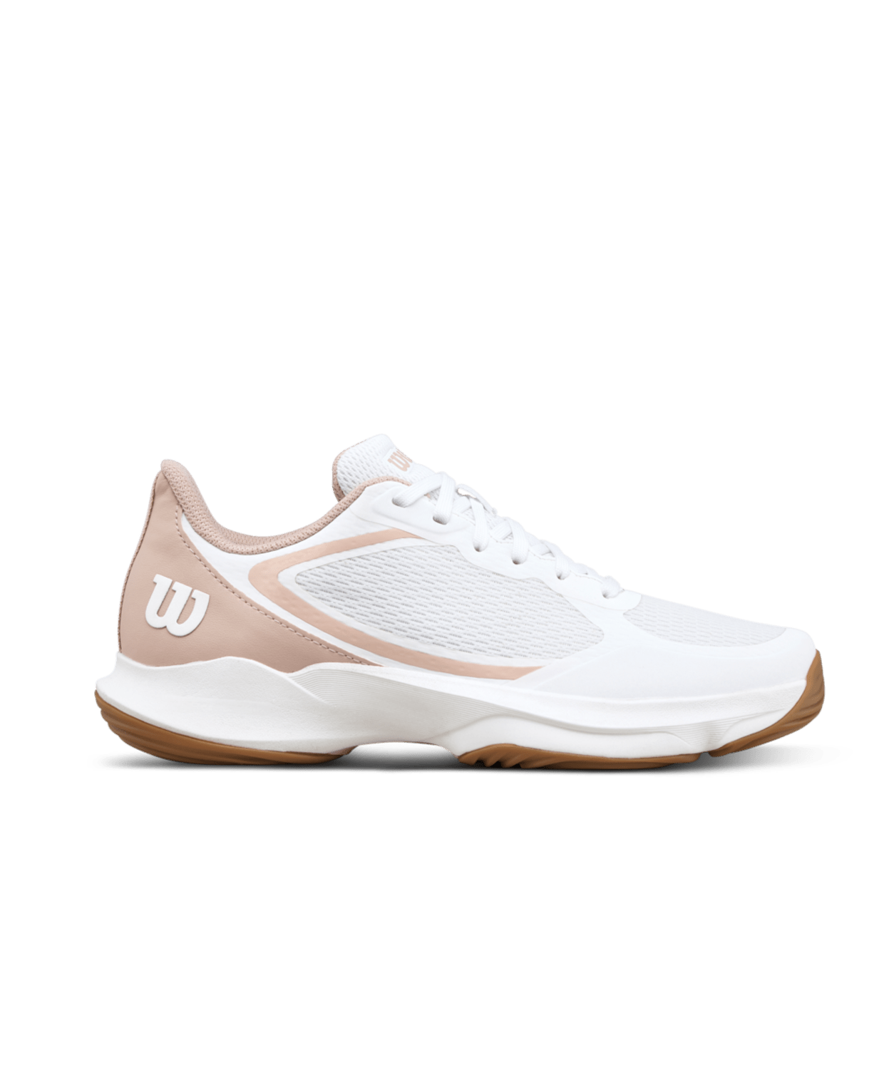 Wilson Hurakn Lite Women's Padel Shoes - White/Cameo Rose - Racquet Point
