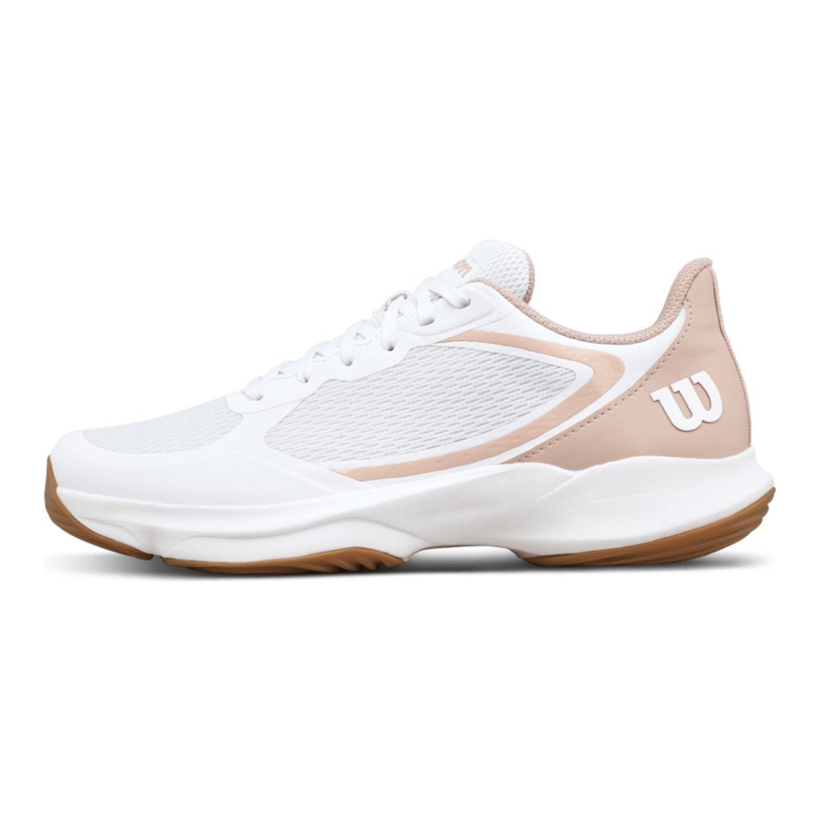 Wilson Hurakn Lite Women's Padel Shoes - White/Cameo Rose - Racquet Point
