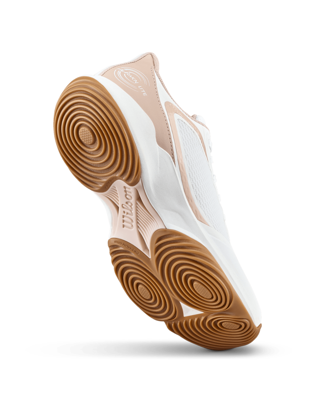 Wilson Hurakn Lite Women's Padel Shoes - White/Cameo Rose - Racquet Point
