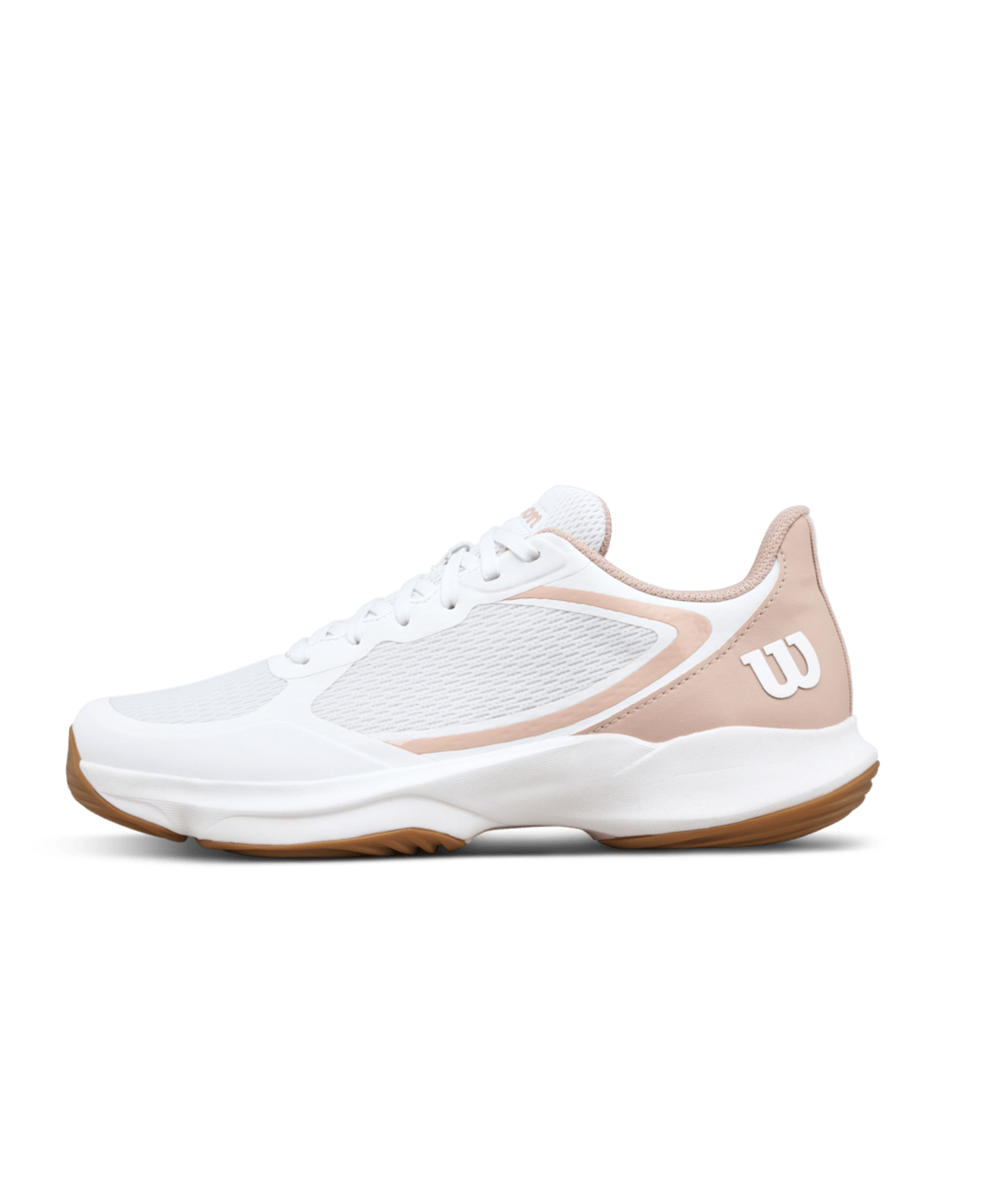 Wilson Hurakn Lite Women's Padel Shoes - White/Cameo Rose - Racquet Point