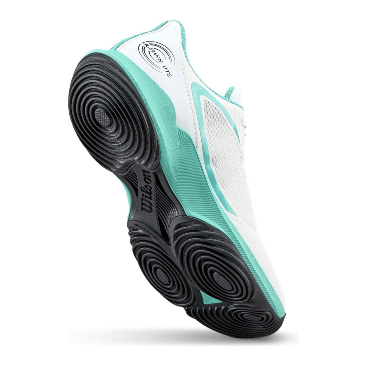 Wilson Hurakn Lite Women's Padel Shoes - White/Turquoise - Racquet Point