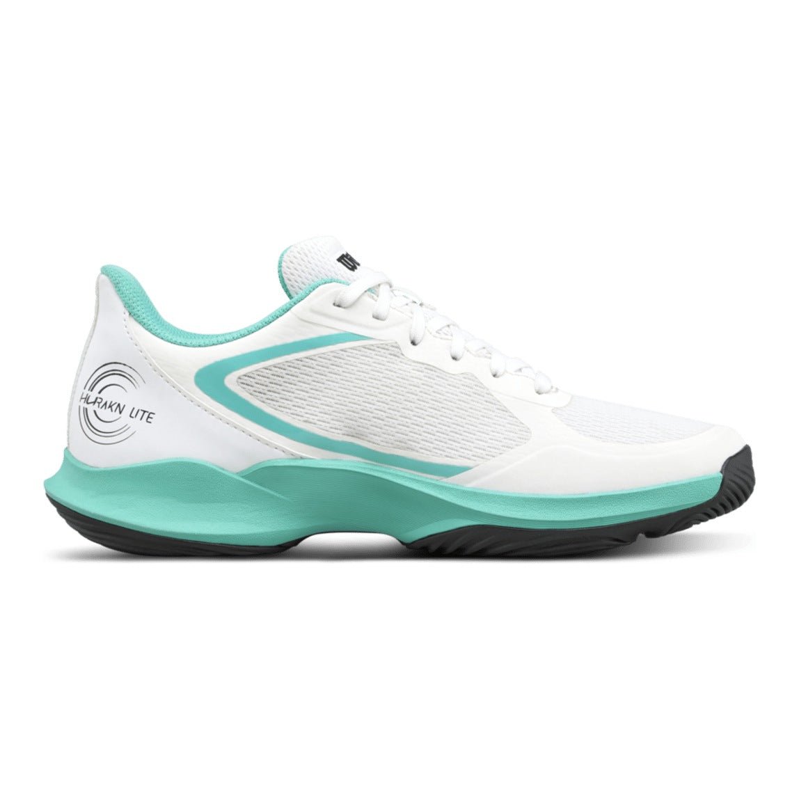 Wilson Hurakn Lite Women's Padel Shoes - White/Turquoise - Racquet Point