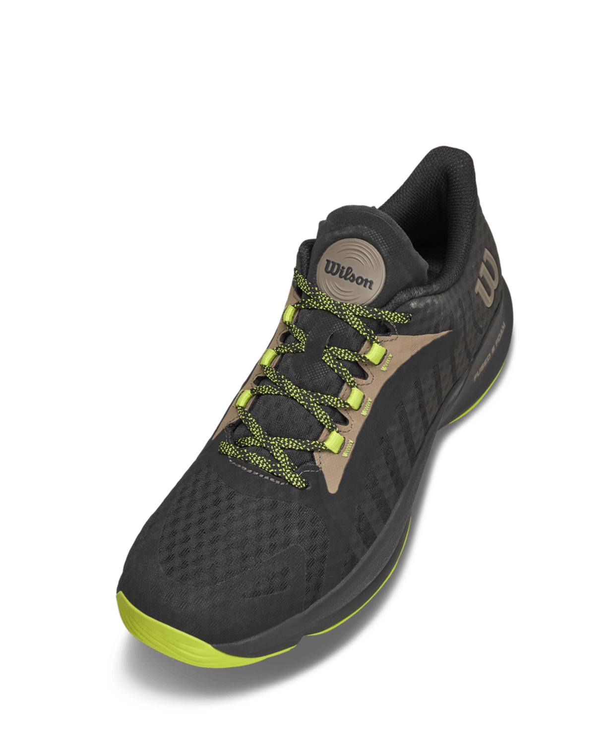 Wilson Hurakn Pro Men's Padel Shoes - Black/Lime Green - Racquet Point