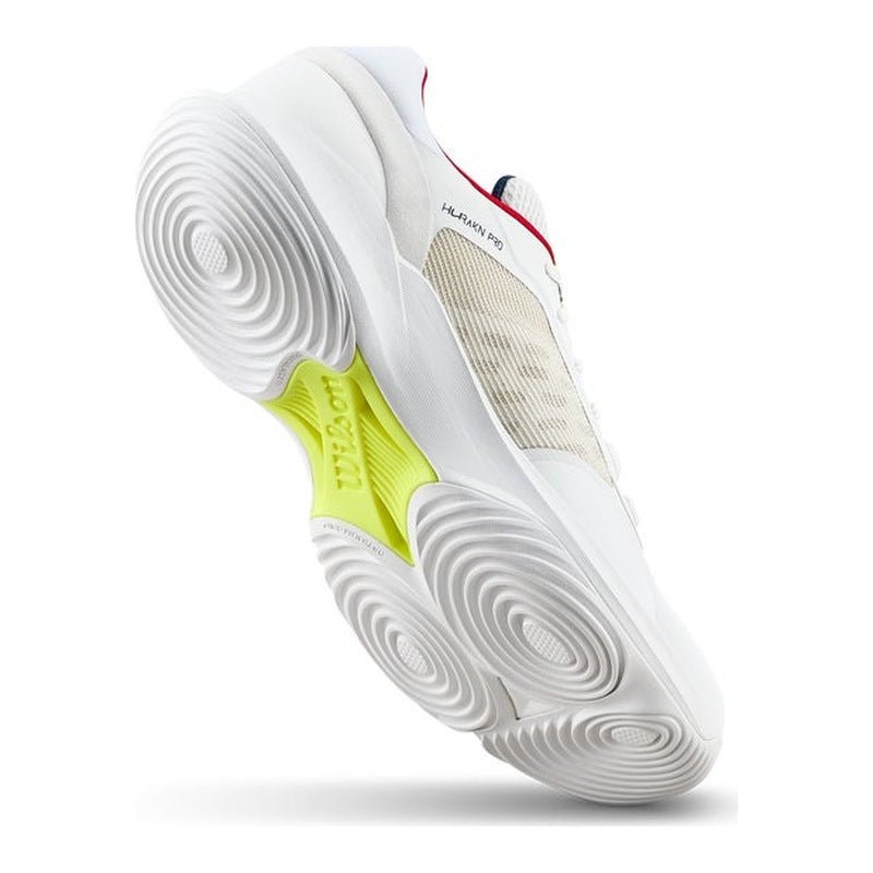 Wilson Hurakn Pro V2 Men's Padel Shoes - Snow White/Snow White - Racquet Point