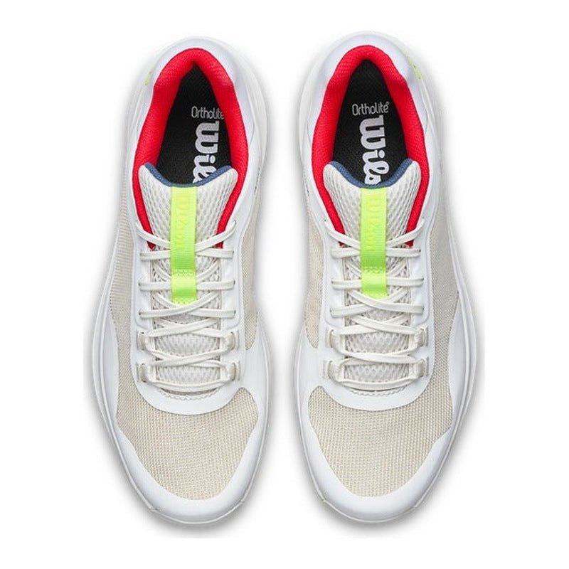 Wilson Hurakn Pro V2 Men's Padel Shoes - Snow White/Snow White - Racquet Point