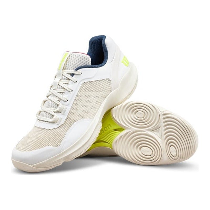 Wilson Hurakn Pro V2 Women's Padel Shoes - Snow White/Papyrus - Racquet Point