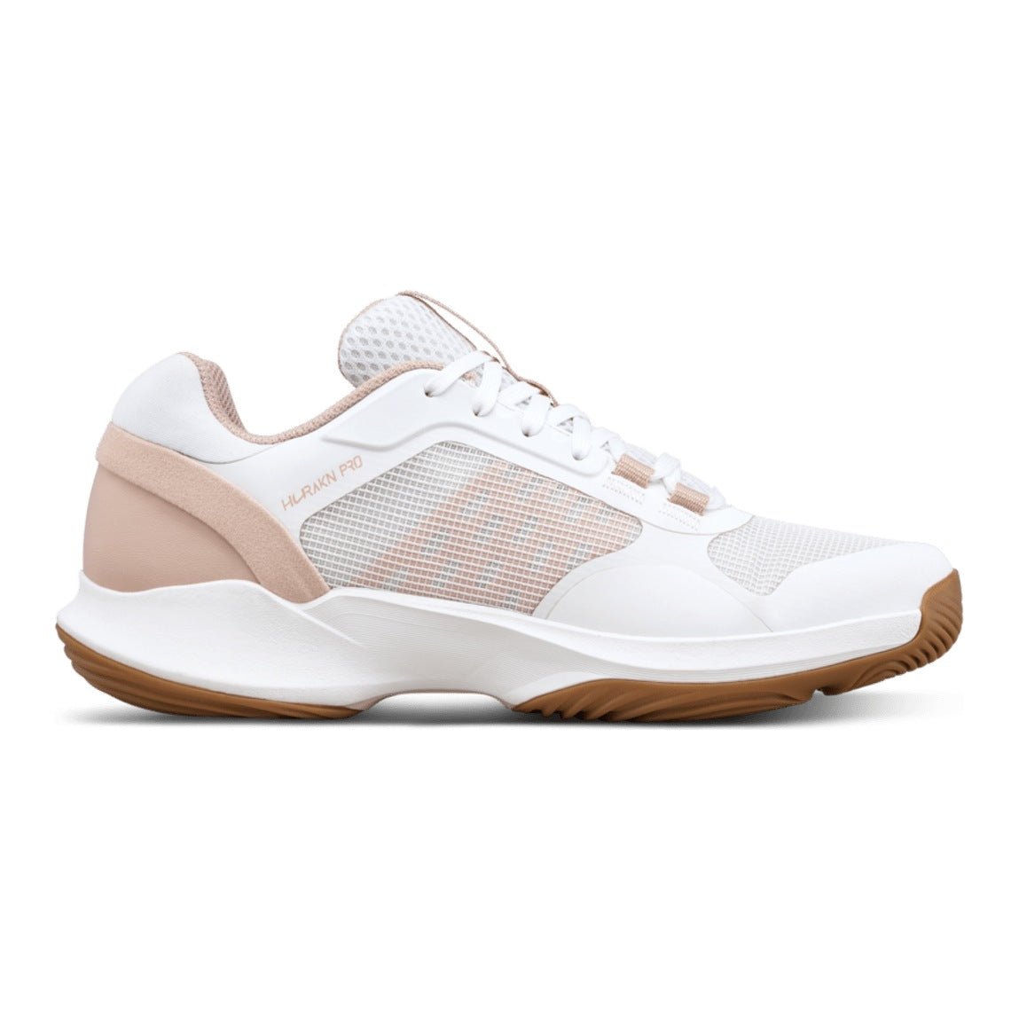 Wilson Hurakn Pro V2 Women's Padel Shoes - White/Cameo Rose - Racquet Point