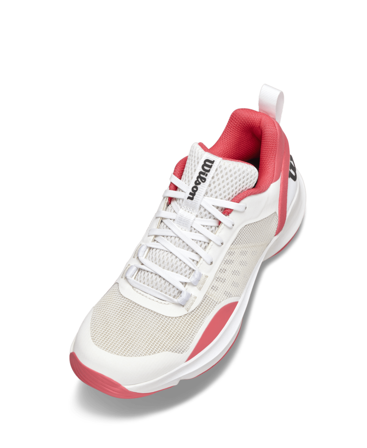 Wilson Hurakn Pro V2 Women's Padel Shoes - White/Dubarry - Racquet Point