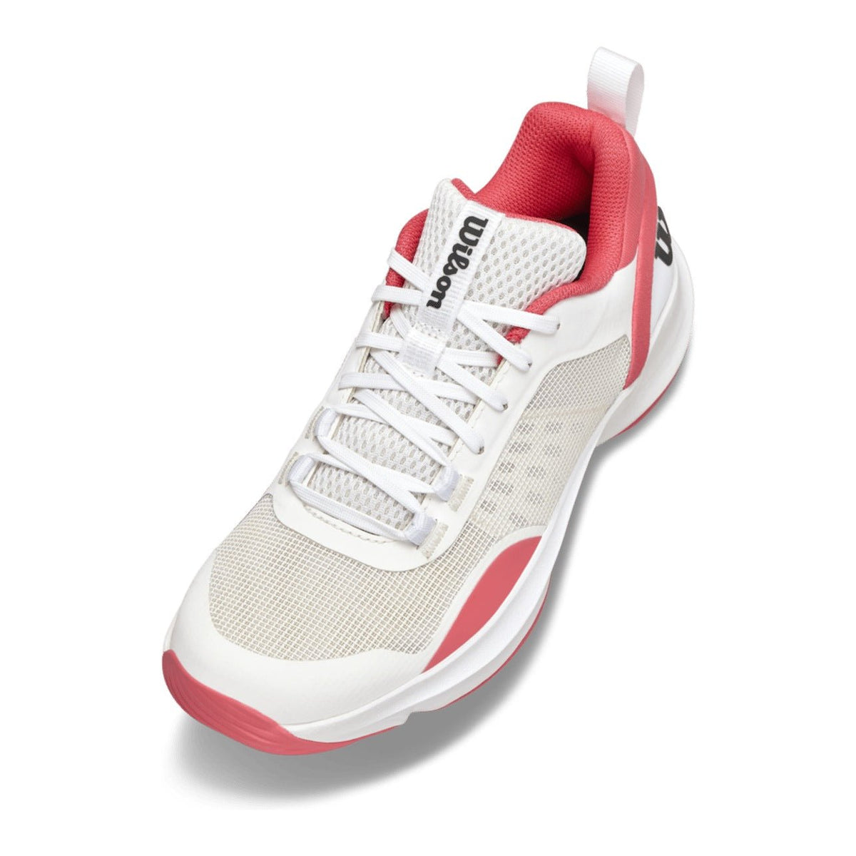 Wilson Hurakn Pro V2 Women's Padel Shoes - White/Dubarry - Racquet Point