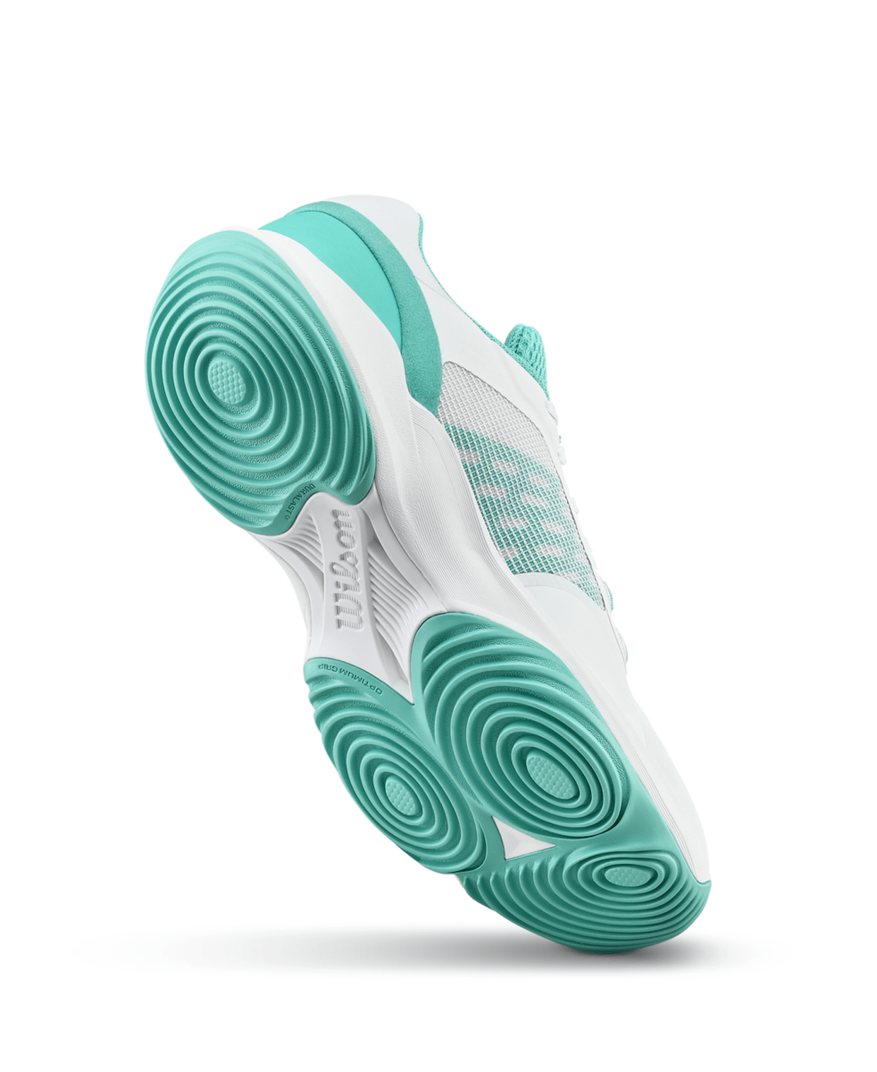 Wilson Hurakn Pro V2 Women's Padel Shoes - White/Turquoise - Racquet Point