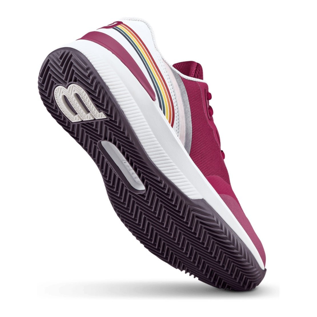Wilson Intrigue Pro Clay Roland-Garros Women's Tennis Shoes - Beaujolais/White - Racquet Point