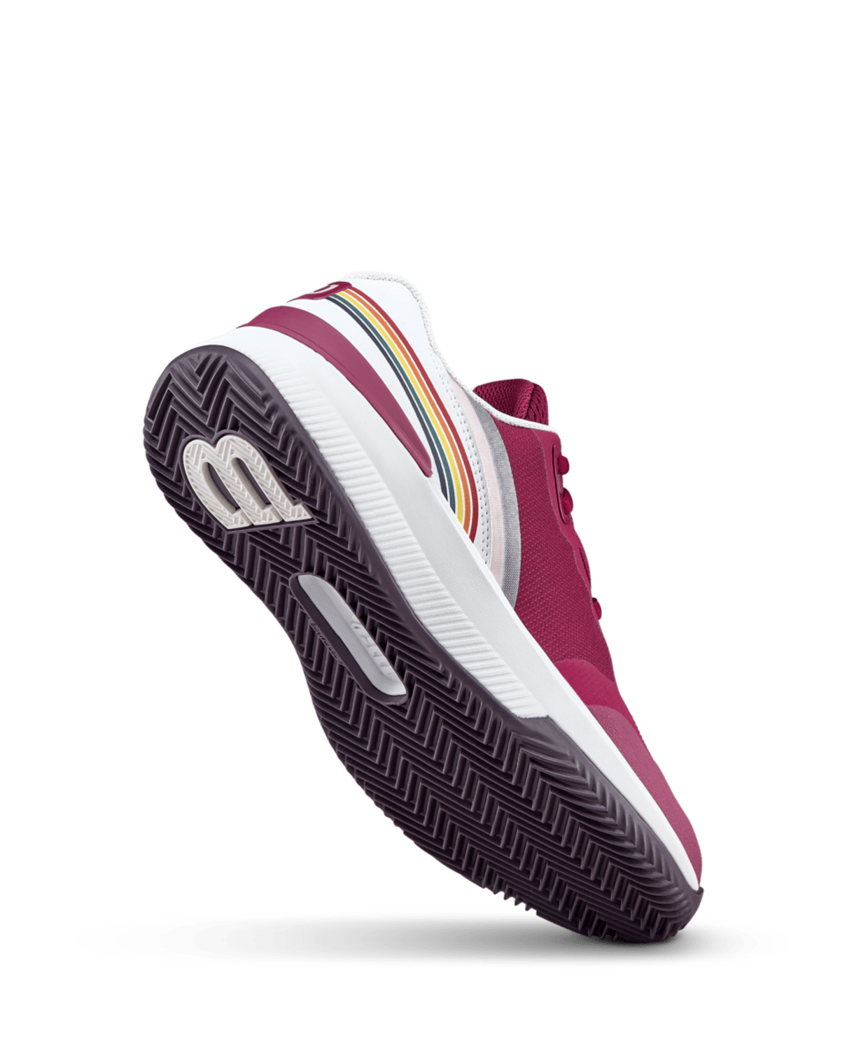 Wilson Intrigue Pro Clay Roland-Garros Women's Tennis Shoes - Beaujolais/White - Racquet Point