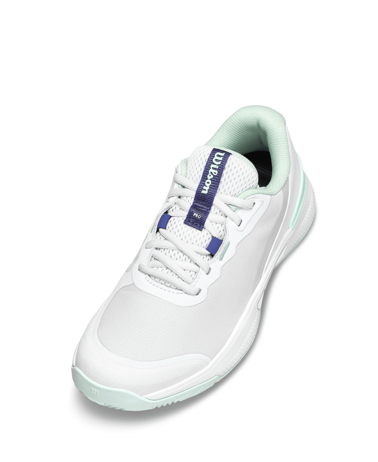 Wilson Intrigue Pro Clay Women's Tennis Shoes - Clear White/Bay - Racquet Point
