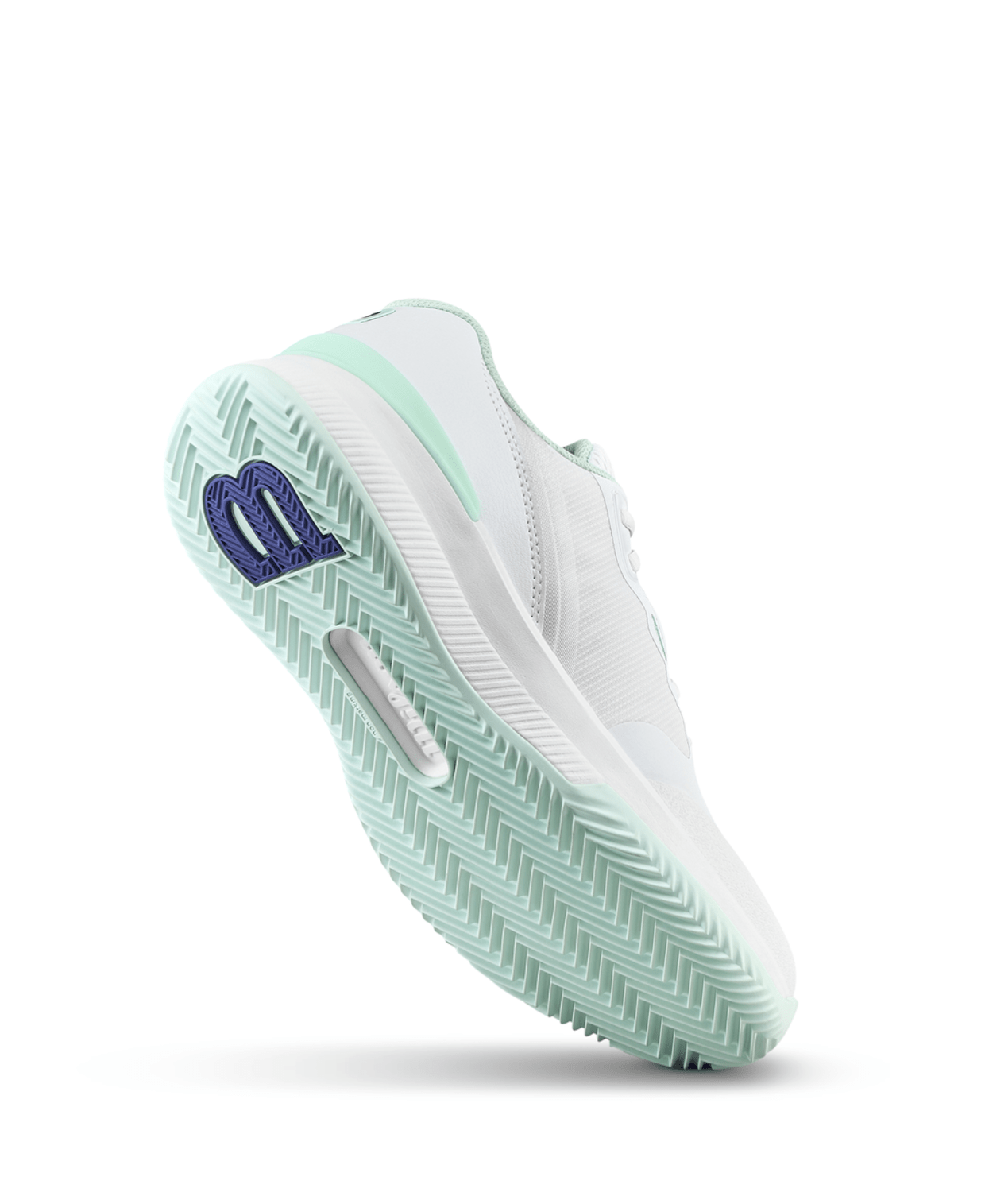 Wilson Intrigue Pro Clay Women's Tennis Shoes - Clear White/Bay - Racquet Point