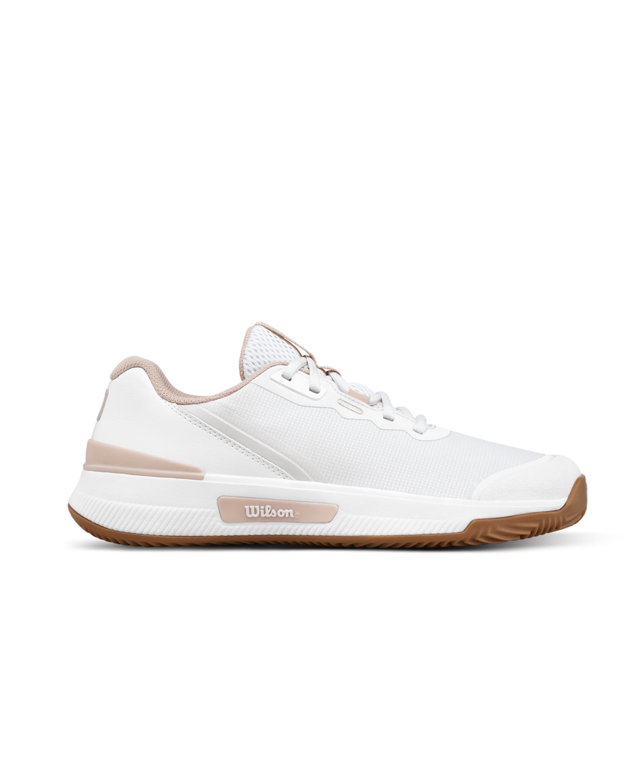 Wilson Intrigue Pro Clay Women's Tennis Shoes - Clear White/Cameo Rose - Racquet Point