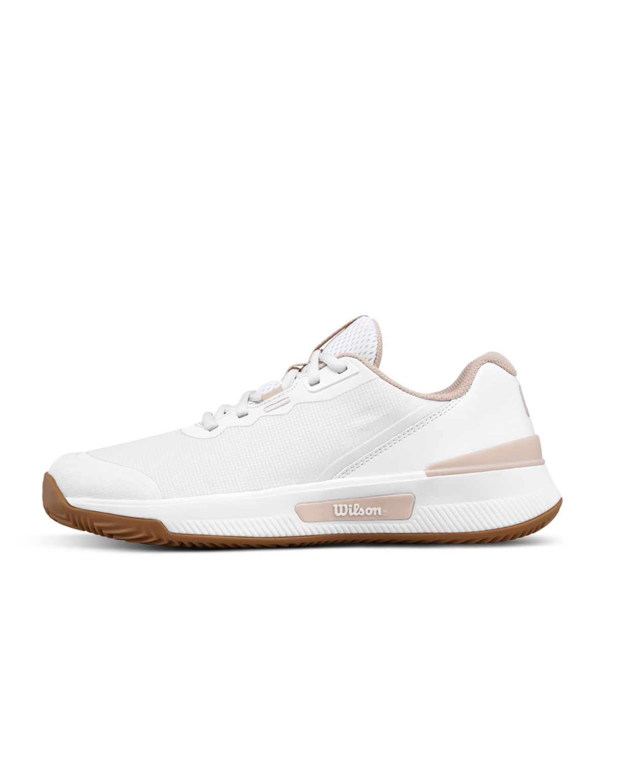 Wilson Intrigue Pro Clay Women's Tennis Shoes - Clear White/Cameo Rose - Racquet Point