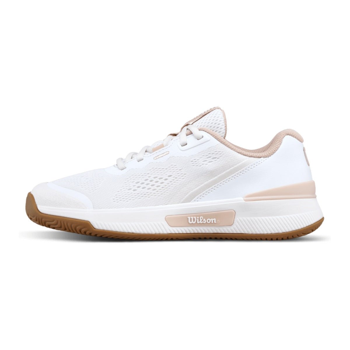 Wilson Intrigue Pro Women's Tennis Shoes - White/Cameo Rose - Racquet Point