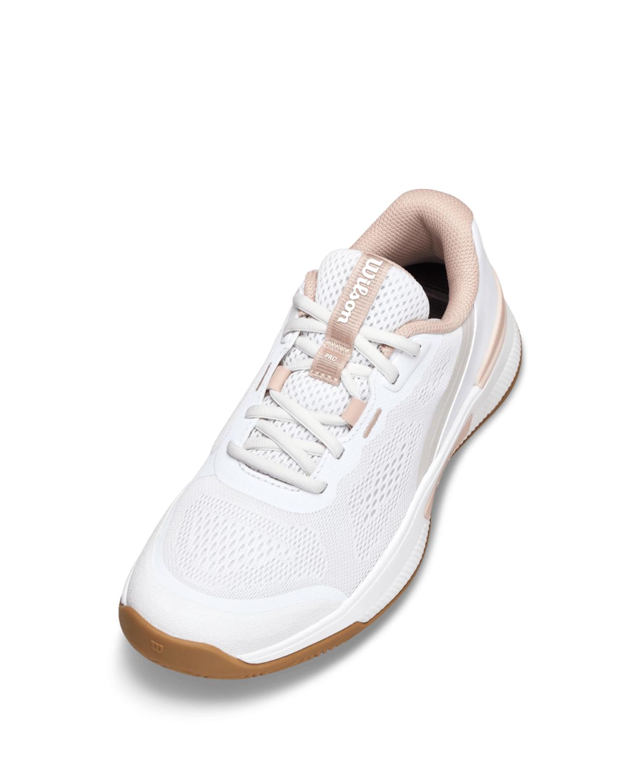 Wilson Intrigue Pro Women's Tennis Shoes - White/Cameo Rose - Racquet Point