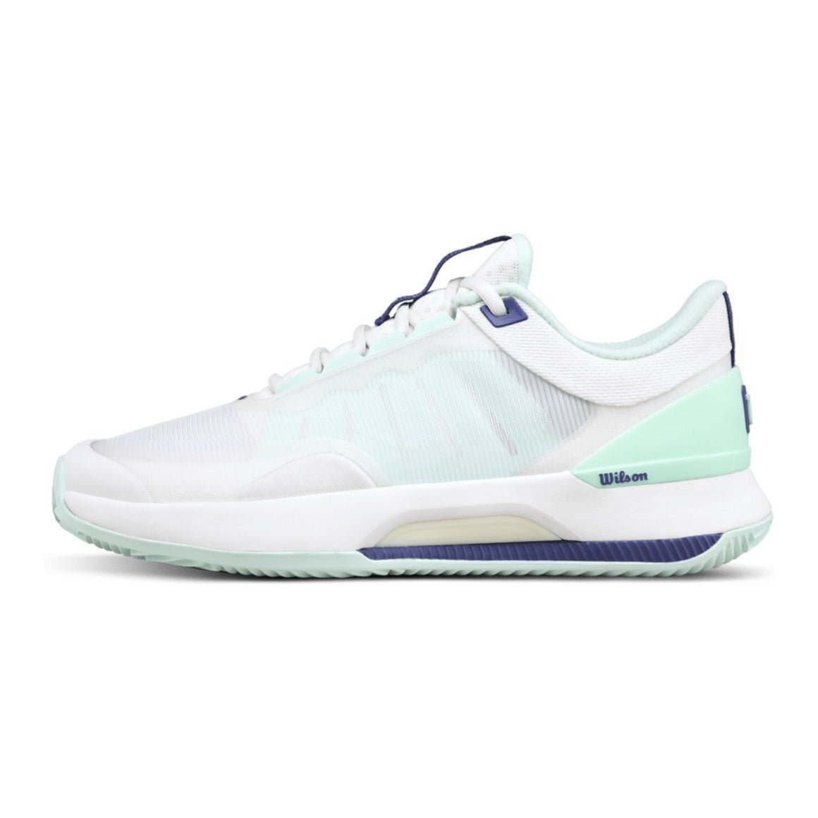 Wilson Intrigue Tour Clay Women's Tennis Shoes - White/Bay - Racquet Point