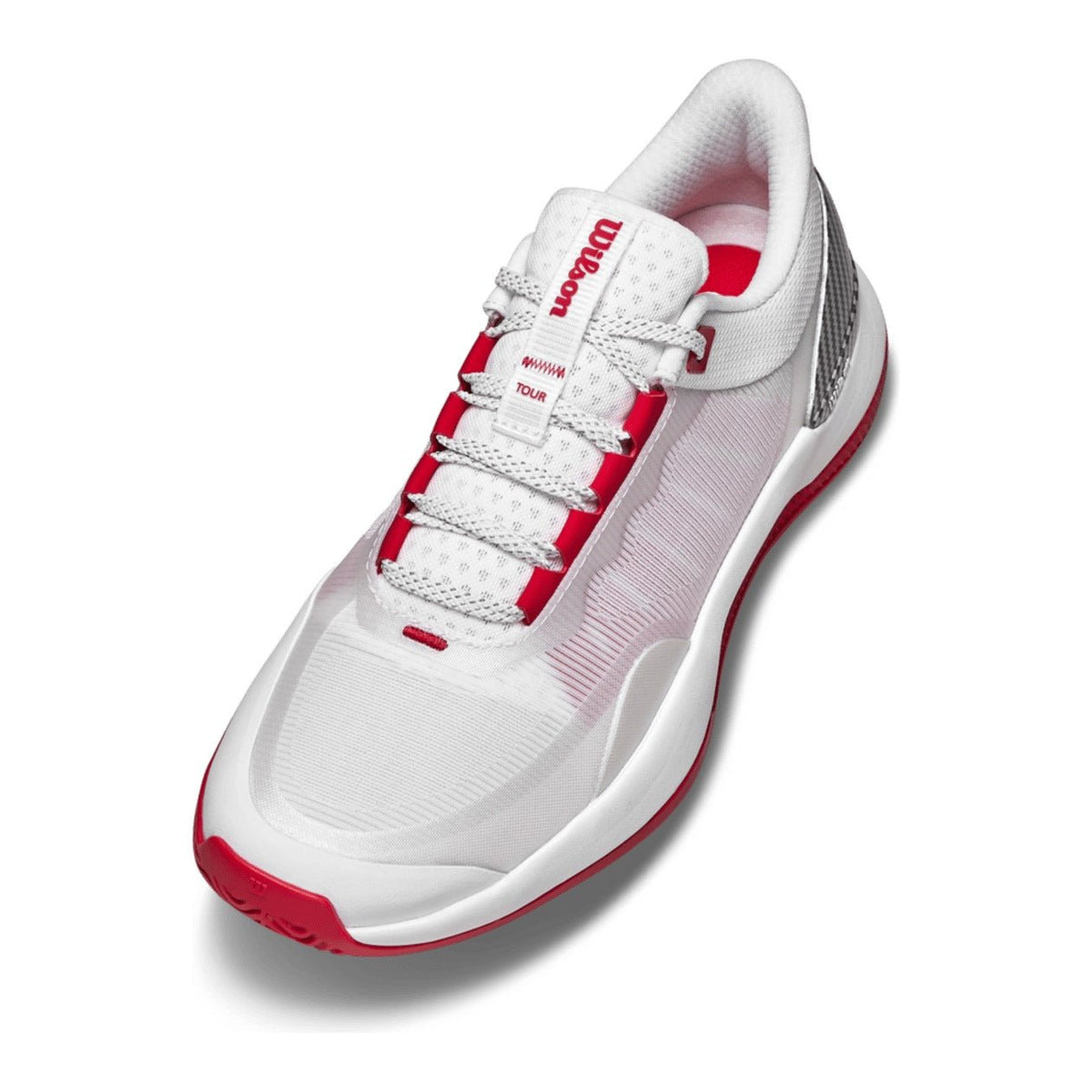 Wilson Intrigue Tour CTC Women's Tennis Shoes - Bright White/Wilson Red - Racquet Point