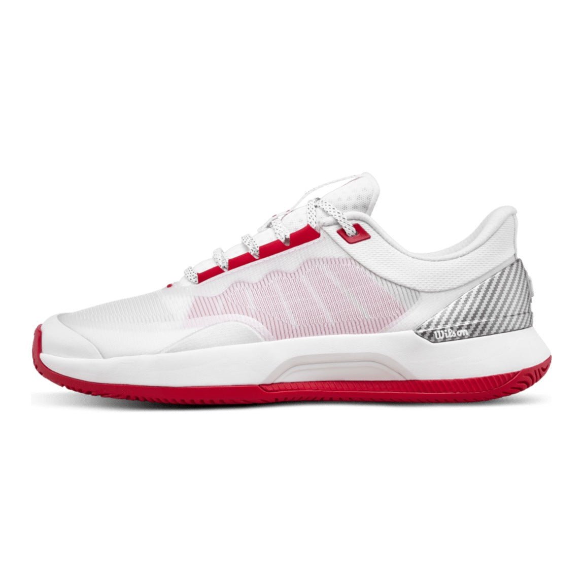 Wilson Intrigue Tour CTC Women's Tennis Shoes - Bright White/Wilson Red - Racquet Point