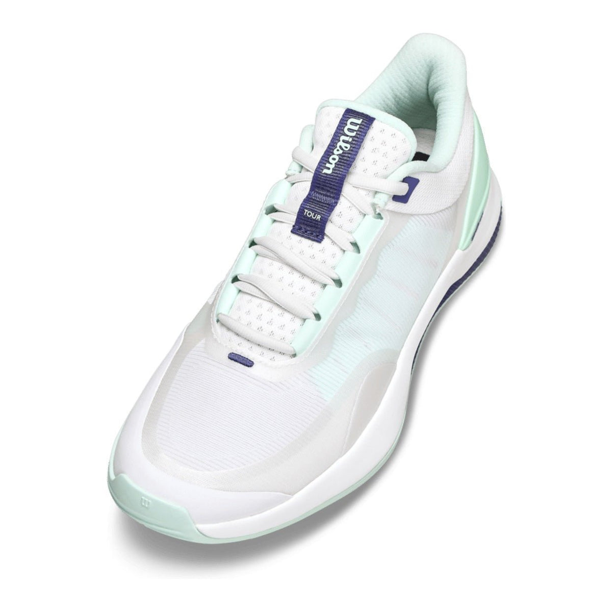 Wilson Intrigue Tour Padel Women's Padel Shoes - White/Bay - Racquet Point