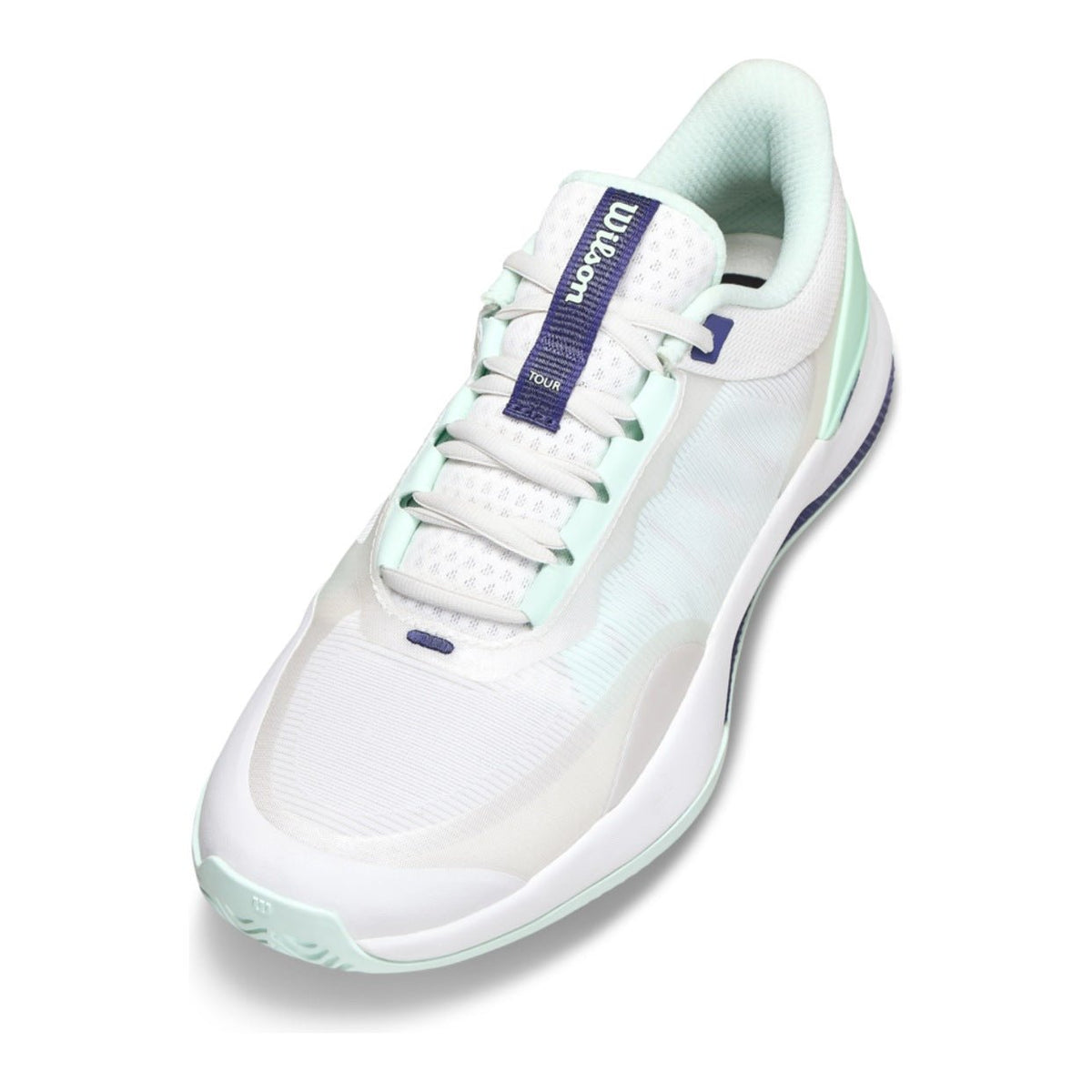 Wilson Intrigue Tour Women's Tennis Shoes - White/Bay - Racquet Point