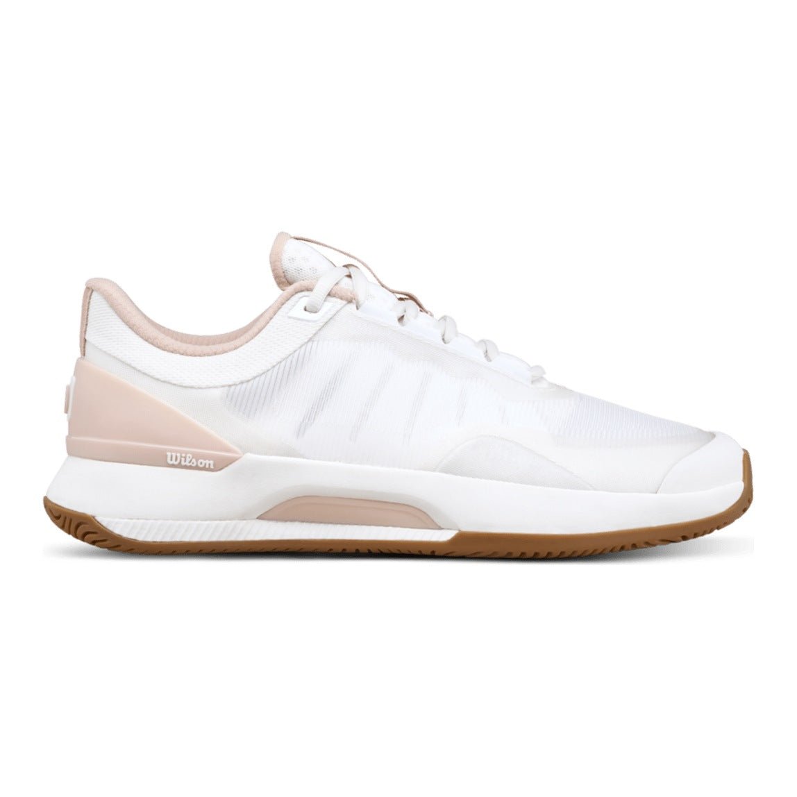 Wilson Intrigue Tour Women's Tennis Shoes - White/Cameo Rose - Racquet Point